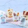 Accesorios de Resina para Manualidades de Dibujos Animados Joyería Gato de Dibujos Animados Estéreo Pasador para el Cabello Funda para Teléfono Móvil Hebilla de Zapato Llavero Colgante Accesorios