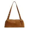 Bolso de Hombro Versátil Retro Estilo Coreano para el Trabajo y el Viaje Diario para Mujer 2025 Nuevo Moda Otoño e Invierno Simple Casual Bolso de Axila