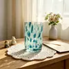 Portavelas de Cerámica Hechos a Mano con Puntos de Colores y Logo Personalizado de Fábrica, Vasos Creativos de Cera para Aromaterapia, Vasos de Aromaterapia para Casas de Huéspedes y Hoteles