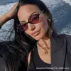 Marco de Gafas Ovalado Estilo Mismo que Zhang Yuanying Gafas de Nerd Marco Pequeño para Mujer Ojo de Gato Vintage Espejo Plano Anti-luz Azul