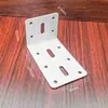 Código de ángulo universal ajustable soporte de ángulo recto de 90 grados soporte de hierro triangular conector de placa de chapa soporte de refuerzo ferretería