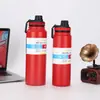 Caneca Térmica de Aço Inoxidável 304 Mais Vendida no Exterior, Garrafa Espacial Portátil de Grande Capacidade, Garrafa de Água para Esportes de Montanhismo ao Ar Livre Atacado