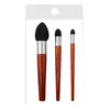 Venta al por mayor de fábrica pluma de pincel de papel 6 Paquete de 3 arte boceto pincel pintura con pincel pluma para difuminar estudiantes juego completo