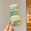 Elástico de cabelo feminino de alta qualidade, modelo 2025, com alta elasticidade e durabilidade, ideal para rabo de cavalo alto. Estojo de couro.