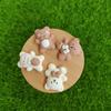 Accesorios de resina para manualidades con forma de oso pardo y oso blanco, pegamento en crema, funda para teléfono, tocado, horquilla, paquete de material epoxi