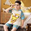 Pijama para Hombre Algodón Puro Juvenil Verano 2025 Nuevo Transpirable Manga Corta Jersey Delgado Ropa para el Hogar Conjunto de Dos Piezas