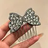 Pente para Cabelo com Estampa de Leopardo Retrô Doce Sem Costura com Múltiplos Dentes Estilo Coreano High-End Versátil Presilha de Cabelo para Mulheres Adultos Acessórios de Cabelo Headwear