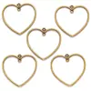 Acessórios de liga para joias DIY direto da fábrica Pulseira de amor Conector de colar Pingente de coração de pêssego A132