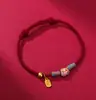 Pulsera de Cuerda Colorida del Festival del Bote del Dragón, Pulsera de Hilo de Cinco Colores Zongzi Tejida a Mano, Accesorio de Cuerda Tejido a Mano Estilo Tradicional Chino