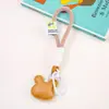 Taza de agua con colgante tejido llavero de equipaje DIY correa de hebilla de cuerda correa de cuerda accesorios de colgante funda de teléfono