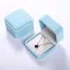 Caja de Joyería de Franela Caja para Colgantes de Collar Caja de Empaque para Joyería Caja de Almacenamiento para Regalos de Joyería Caja para Insignias Broches Clavos de Oreja