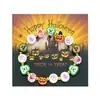 Pulseira de Argila Macia Fantasma Abóbora para Halloween, Joia de Mão Criativa Peculiar Estilo Doce Gato, Atacado