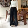 Otoño/Invierno Suaves y Esponjosos Rojo Encore Pantalones Largos de Pierna Ancha Cordón Cintura Alta Estilo Perezoso Pantalones Deportivos Ropa para Mujer Fuente de Cadena de Suministro de Comercio Electrónico