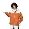 Chaqueta de Protección Solar Estilo Montaña Nueva para Pareja 2025, Unisex con Bloques de Color y Capucha, Chaqueta Exterior tipo Piel, Ligera, Transpirable, Protección UV