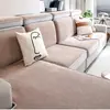 Funda de Sofá de Chenilla Universal Cubierta Completa Estilo Sencillo Alfombrilla Antideslizante para Sofá Funda de Sofá Tela Elástica para Sofá