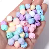Cuentas Acrílicas Cuentas Estrella Color Macarrón Cuentas Sueltas Pulsera Materiales DIY Accesorios para Cuentas