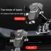Soporte para teléfono de coche con bloqueo instantáneo, Apertura y cierre con una mano y un botón, Centro de gravedad mecánicamente estable, Ventosas nano que no dañarán su coche, Compatible con las rejillas de ventilación de varios modelos de coche