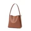 Bolso tipo cubo Amazon Otoño e Invierno Versátil Gran capacidad Bolso de mano para el día a día Estilo Ins Bolso de hombro para mujer Bolso Lion Ling
