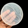 Novo Molde de Silicone de Cristal de Argila Espelhada Epóxi Molde DIY Pendente de Pena Handmade para Celular