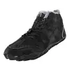 Zapatos de Invierno para Hombre 2026 con Forro de Terciopelo, Zapatos de Algodón, Caña Alta, Cálidos, Botas de Nieve, Antideslizantes, Resistentes al Desgaste, Zapatos para Exteriores Resistentes al Frío, Tallas Grandes para Mujer