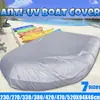 Venta Directa de Fábrica cubierta impermeable a prueba de polvo anti-UV para bote inflable cubierta protectora para bote de goma cubierta para bote pequeño kayak de pesca