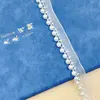 Renda de fita de pérola explosiva feita à mão de face única tamanho renda de fita de pérola DIY acessórios decorativos de roupas chinesas étnicas acessórios