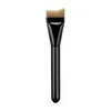 Brocha Curva para Base de Maquillaje, Curvada, Ligera, Se Adhiere Bien, No Absorbe el Polvo, Cerdas de Nylon, Brocha de Maquillaje, Especialmente Diseñada para Maquilladores