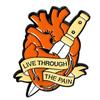 Europa y Estados Unidos broche de colección con forma de corazón visceral de hueso caliente insignia de ambiente divertido de Halloween accesorios de traje