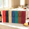 Bolsa para Vinho Tinto Bolsa de Mão Premium para Vinho Tinto em estoque Bolsa Embalagem para Vinho Tinto Bolsa para Vinho Tinto de Garrafa Única Bolsa para Duas Garrafas de Vinho