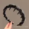 Faixa de Cabeça Preta Masculina para Lavar o Rosto, Faixa de Cabelo para Esportes, Presilha de Cabelo Invisível para Cabelo com Volume, Faixa de Cabelo para Fixar Cabelo, Presilha de Cabelo que Não Aperta