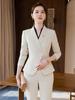 Terno profissional roupas formais femininas primavera e outono Alto senso salão de beleza workwear Golden loja armário irmã etiqueta recepção workwear