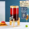 Botella de Vino de Vidrio Resistente a Altas Temperaturas con Grifo Barril de Bebidas Comercial de Autoservicio Lata de Jugo de Frutas Frías Contenedor de Barril de Cerveza Cola