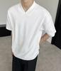 Nova camiseta de manga curta masculina verão coreano estilo moderno simples meia manga top Hong Kong estilo frouxo casual moda marca t-shirt