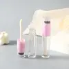Novo tubo de base líquida com pincel, ferramenta dispensadora de tubo de corretivo, material de embalagem cosmética, tubo vazio de base e corretivo