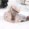Estilo coreano pequeño fresco suave doble cara floral gasa con tocado pinza para el pelo accesorios de prenda lazo de cinta hecho a mano