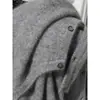 Chaqueta corta de estilo suave súper popular, capa base de ropa interior, sentido del diseño, nicho, cárdigan de punto de pelo de mapache, chaqueta de primavera y otoño para mujer