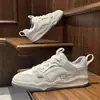 Zapatillas de Moda Trendy para Hombre de Cuatro Estaciones, Zapatos Deportivos Casuales de Cuero para Exteriores Estudiantiles, Zapatos Casuales Artísticos Estilo Coreano