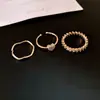 Anel Aberto de Renda Redondo Zircônia Super Brilhante Design Moderno Índice Dedo Anel Joia de Mão Feminina Toque de Luxo Leve