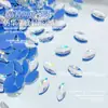 Acessórios para Nail Art de Pedra Strass com Formato Irregular e Fundo Plano de Borracha, Decorações de Roupa Mini Pequenas, Unhas Deslumbrantes Vestíveis Atacado