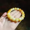 Raiz de Bodhi Jade Branco Círculo Único Estilo Antigo Contas Cilíndricas Cordão Liso e Outros Ricos e Diversos Exquisitos e Bonitos Pulseiras de Bodhi Atacado