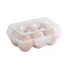 Caja portátil para guardar huevos para acampar al aire libre, caja para conservar alimentos frescos, compartimento para refrigerador, caja para huevos de pato, almacenamiento refrigerado, caja organizadora