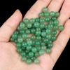 1918-6mm no porosa redonda cuenta ágata amarilla ágata roja cuenta suelta jade Dongling piedra ojo de tigre DIY arete incrustación accesorios