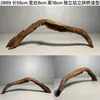 Ornamento de Paisaje de Madera para Acuario Tamaño Pequeño Puente de Arco de Madera de Tejo Morado Natural Tocones de Árboles Sudamericanos Plataforma para Tomar el Sol de Tortuga Escondite Pilar Hundido