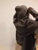 Estilo perezoso suelto suave con capucha de punto sudadera mujer otoño invierno ajuste relajado conjunto suéter abrigo top
