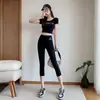Ropa exterior fina de verano para mujer, cintura alta, talla grande, pantalones de montar y yoga, de siete puntos, pantalones tipo Aircraft Shark