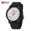 OFNS Venta Caliente Reloj de Cuarzo para Hombre de Negocios Casual con Tres Ojos y Seis Manecillas Multifuncional Impermeable con Calendario