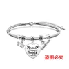 Pulsera de acero inoxidable con diseño de hueso de serpiente transfronterizo europeo y americano, regalo conmemorativo de vacaciones de la temporada de graduación, pulsera de acero de titanio con letras al por mayor