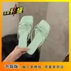 Sandalias de Tanga Minimalistas Estilo Francés para Mujer, Nuevo Modelo Verano 2026, Suaves y Adecuadas para Combinar con Vestidos, Chanclas de Tira Fina para Playa