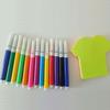Caneta Mini Aquarela T Pintura Grafite Lavável para Crianças Alunos do Ensino Fundamental 12 Cores Pincel Pequeno Caneta Aquarela de Teste