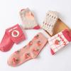 Calcetines Rosas de Fresa para Mujer de Caña Media Ins de Moda Algodón Puro Primavera Verano Otoño Delgados Lindos Estilo Japonés Dulces Calcetines para Estudiante
